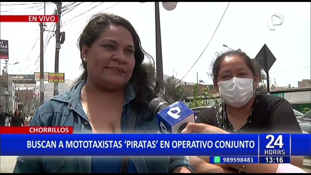 Chorrillos: Realizan operativo contra mototaxistas informales