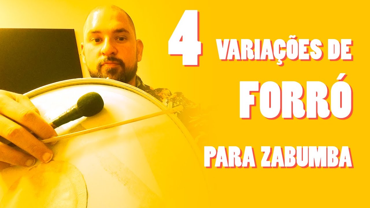 4 variações de FORRÓ na zabumba  | Rafael Beibi