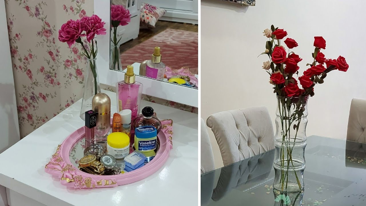 تنسيق التسريحه و جميع تربيزات البيت🤎