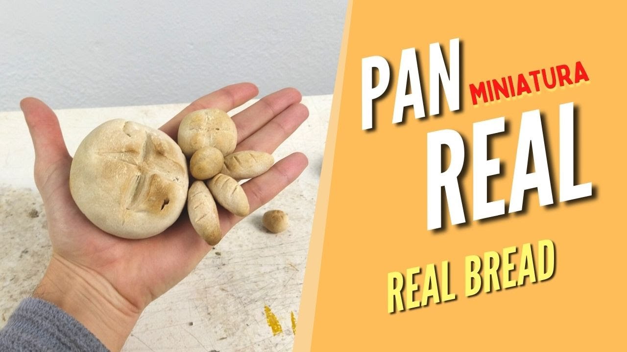 🥖Como hacer pan REAL para miniaturas y belenes