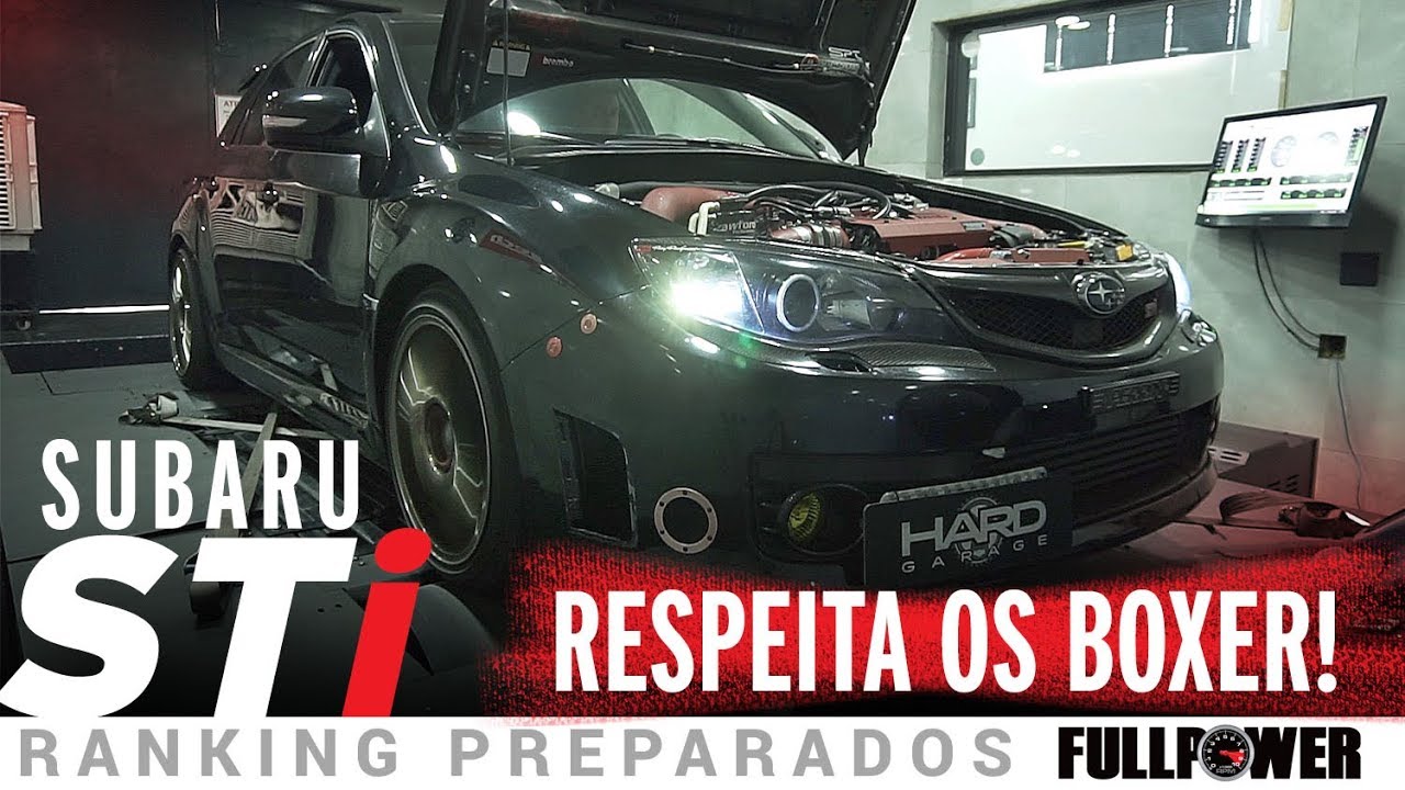 Subaru STI no Ranking Preparados FULLPOWER: boxer turbo de respeito!