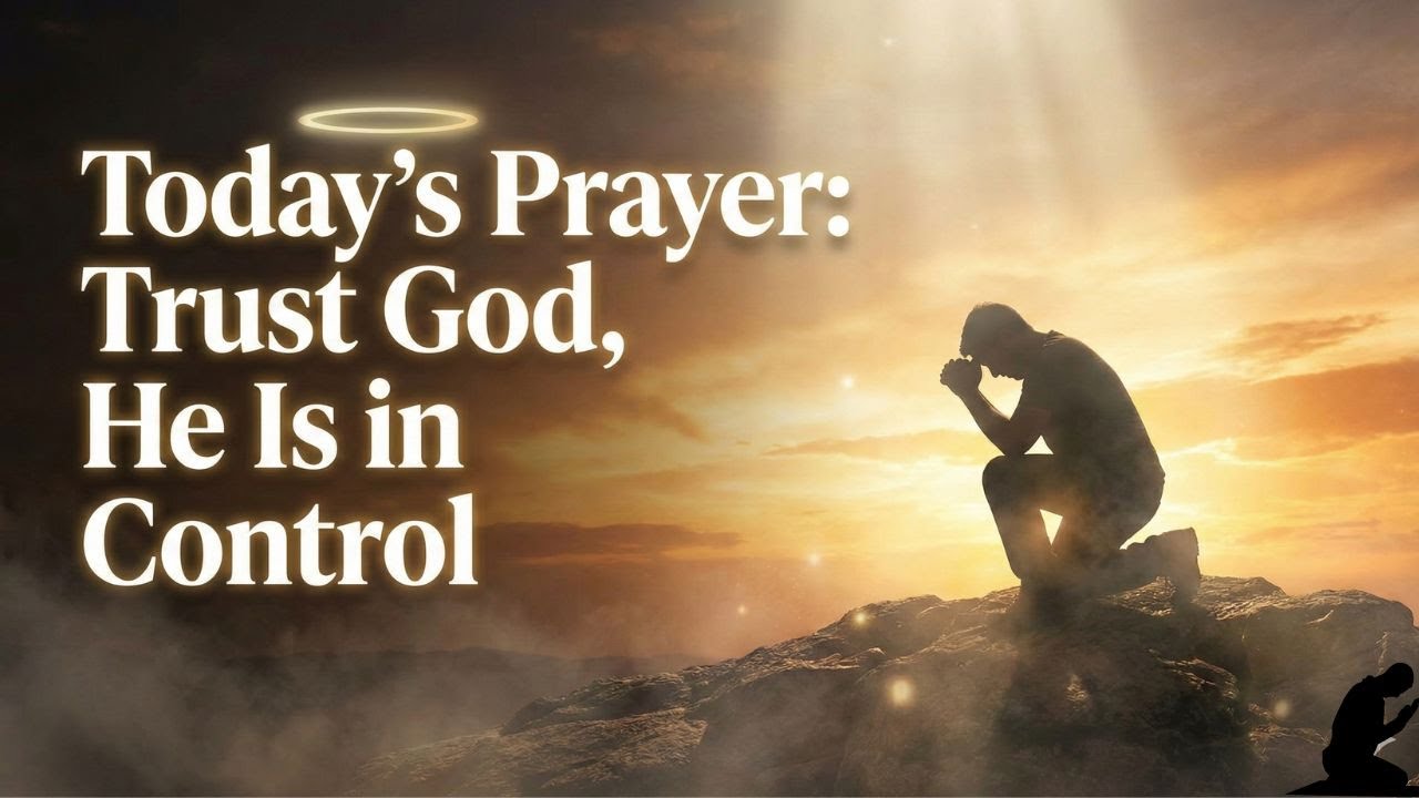 Today’s Prayer: Trust God, He Is in Control