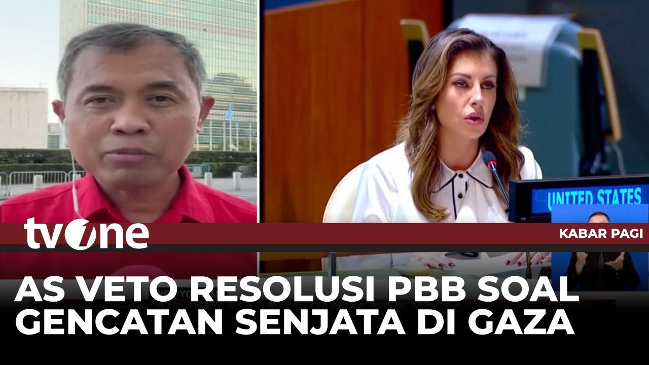 AS Memveto Resolusi PBB Terkait Gencatan Senjata di Gaza | Kabar Pagi tvOne