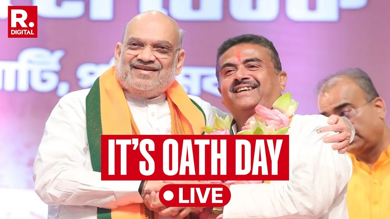 WB Oath-Taking Ceremony LIVE: Suvendu Adhikari Takes Oath as First BJP CM | PM Modi | Amit Shah