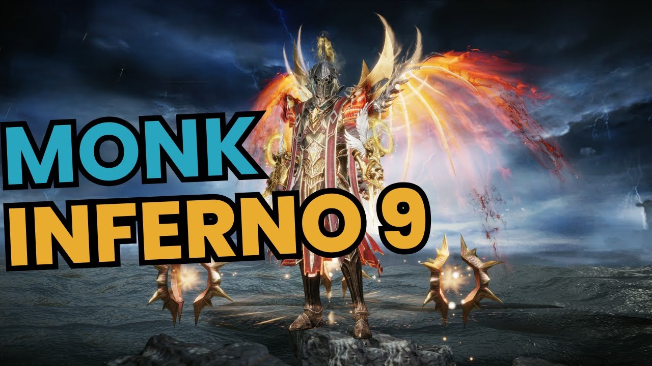 Diablo Immortal &ndash; Легендарные предметы для Monk's New Inferno IX | Грудь, плечи, ноги
