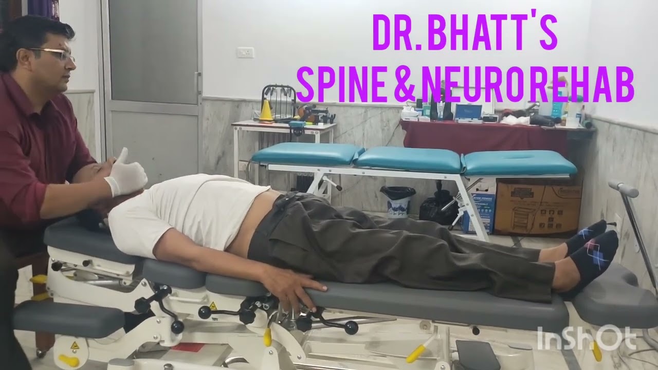 Chiropractic Adjustment / BEST Chiropractic Bed/Table  Dr. Sunil Bhatt