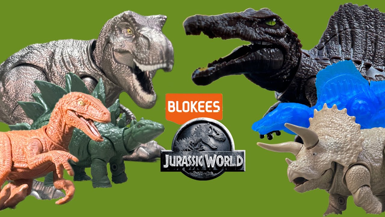 НОВЫЙ БОЛЬШОЙ ОБЗОР ИГРУШЕК И РАСПАКОВКА ИГРУШЕК JURASSIC WORLD! #blokees #toyreview #jurassicworld