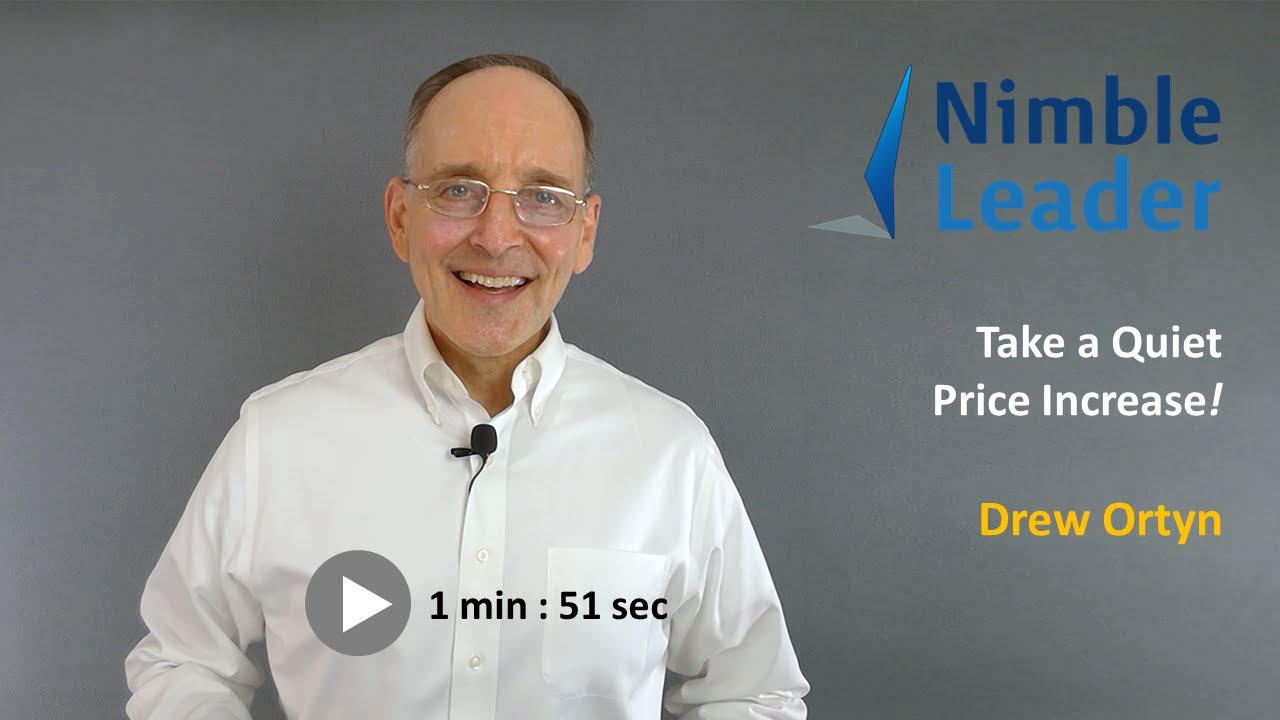 Take a Quiet Price Increase!