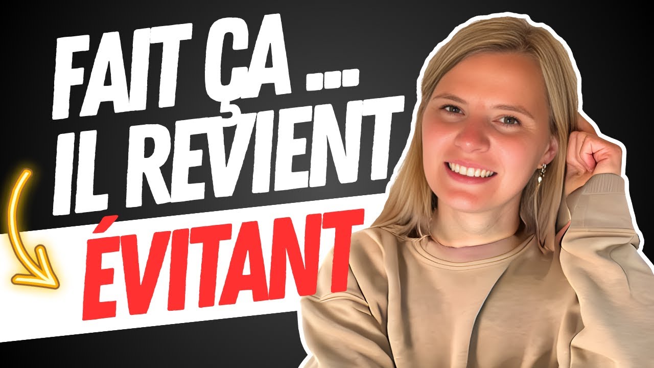 Le comportement CONTRE INTUITIF qui fait revenir un &Eacute;VITANT au lieu de le repousser