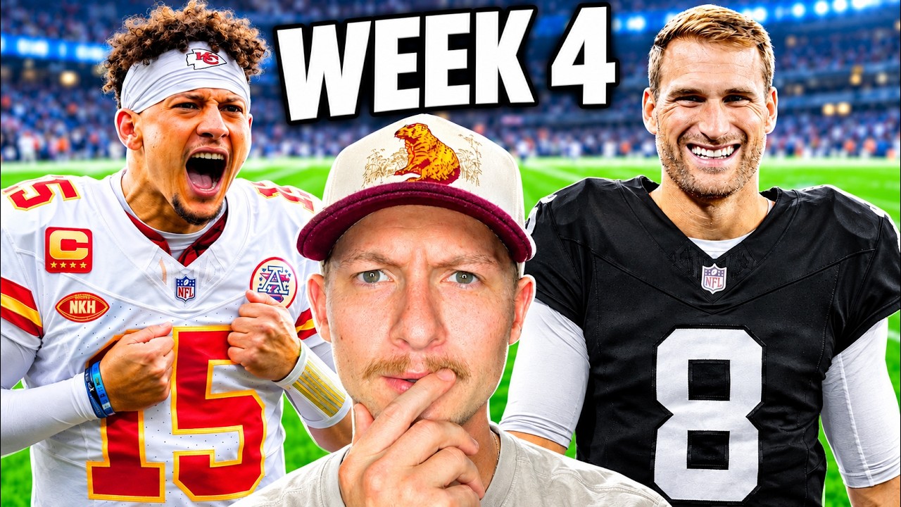 My Week 4 NFL Predictions!