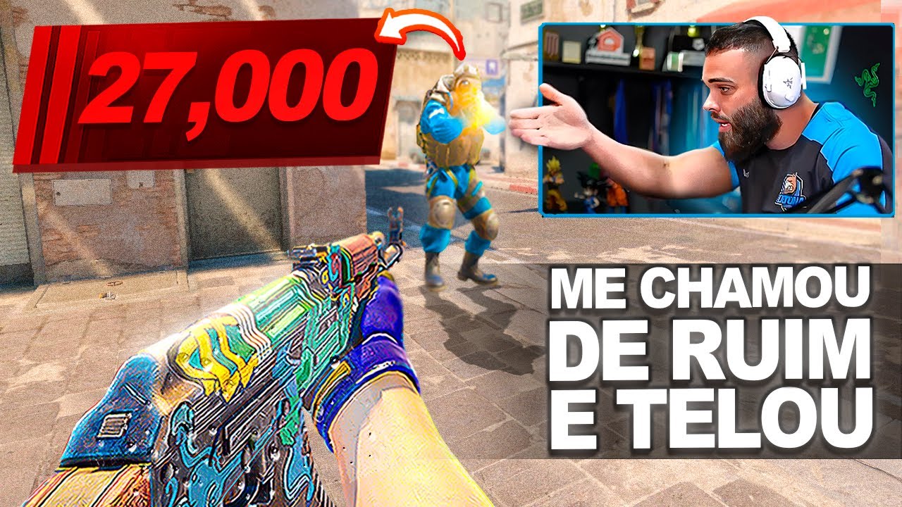 Caindo contra LVL 27k no PREMIERE? - “Eu NÃO vou PERDER isso” (ele telou e passou mal)