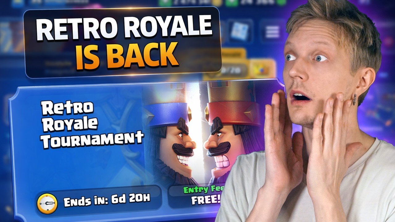 🔥Retro Royale is BACK 👀 Playing the BEST Deck in Tournament 🔥