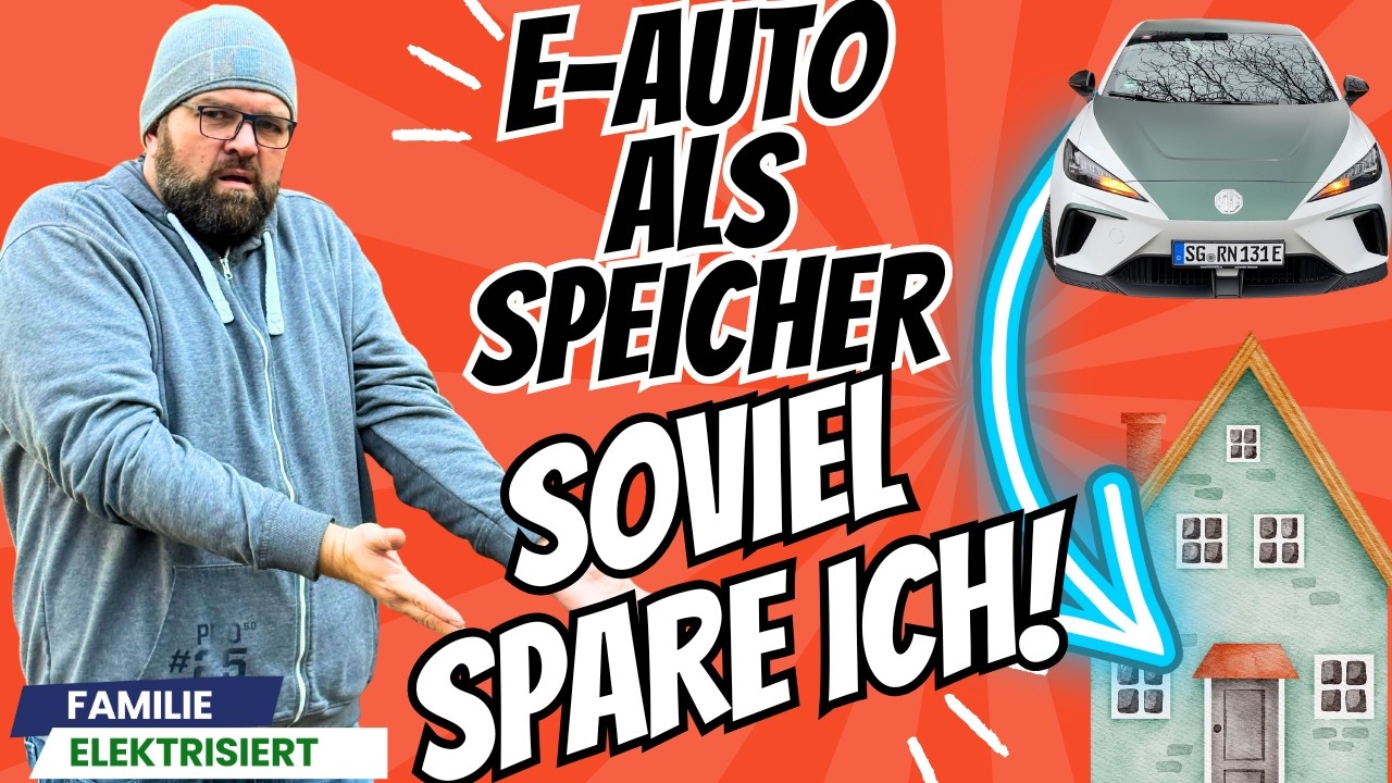 Niemand glaubt mir, aber es funktioniert! MG4 als Hausspeicher!  | FAMILIE ELEKTRISIERT