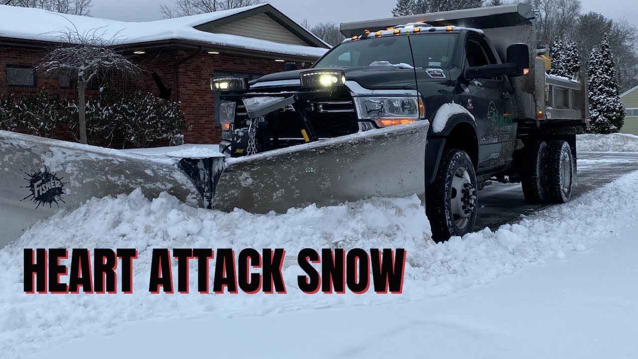 Plowing a HEAVT WET Spring Storm