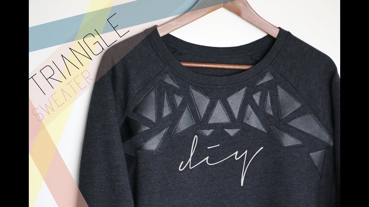 DIY Triangle Sweater