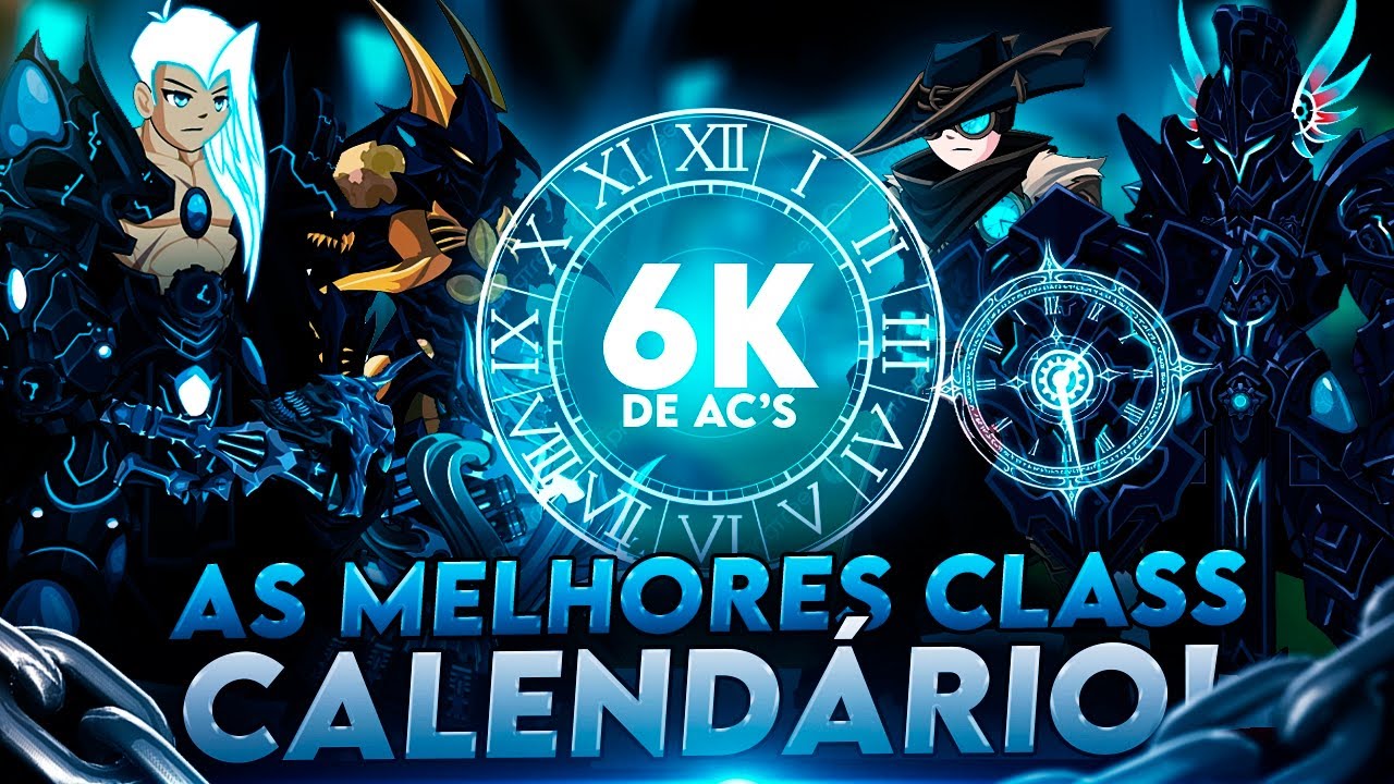 AQW - AS MELHORES CLASS DE CALENDÁRIO PARA COMPRAR POR 6k ACS! (TUTORIAL ATUALIZADO)