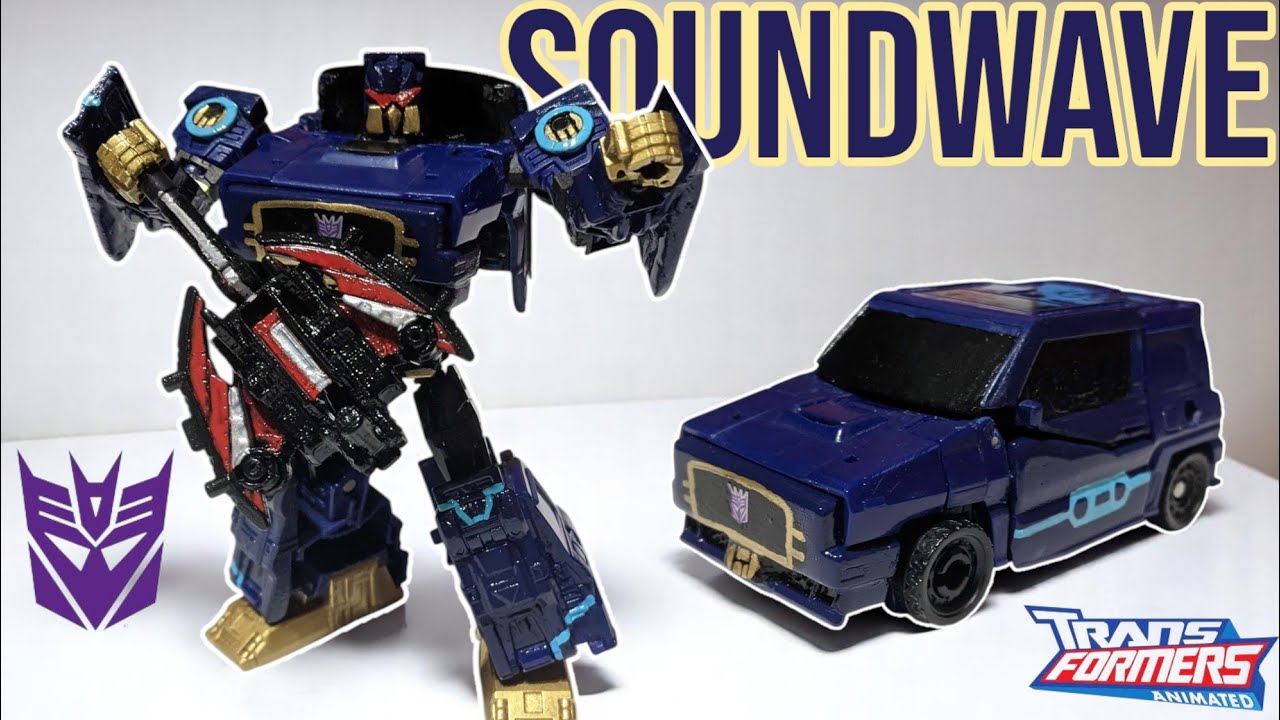 My custom TFA Soundwave and Lazerbeak! #transformers