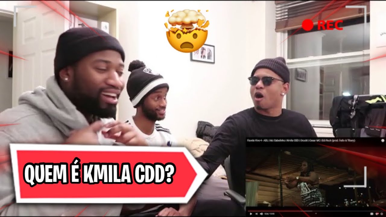 🇧🇷 Gringos Reagindo Favela Vive 4 - ADL | Mc Cabelinho | Kmila CDD Orochi | Cesar MC | Edi Rock 😱