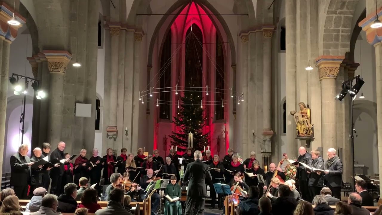 Bach BWV 248/5 Ehre sei Dir Gott, gesungen Kammerchor Capella Quirina Neuss 03.01.2026 Knechtsteden