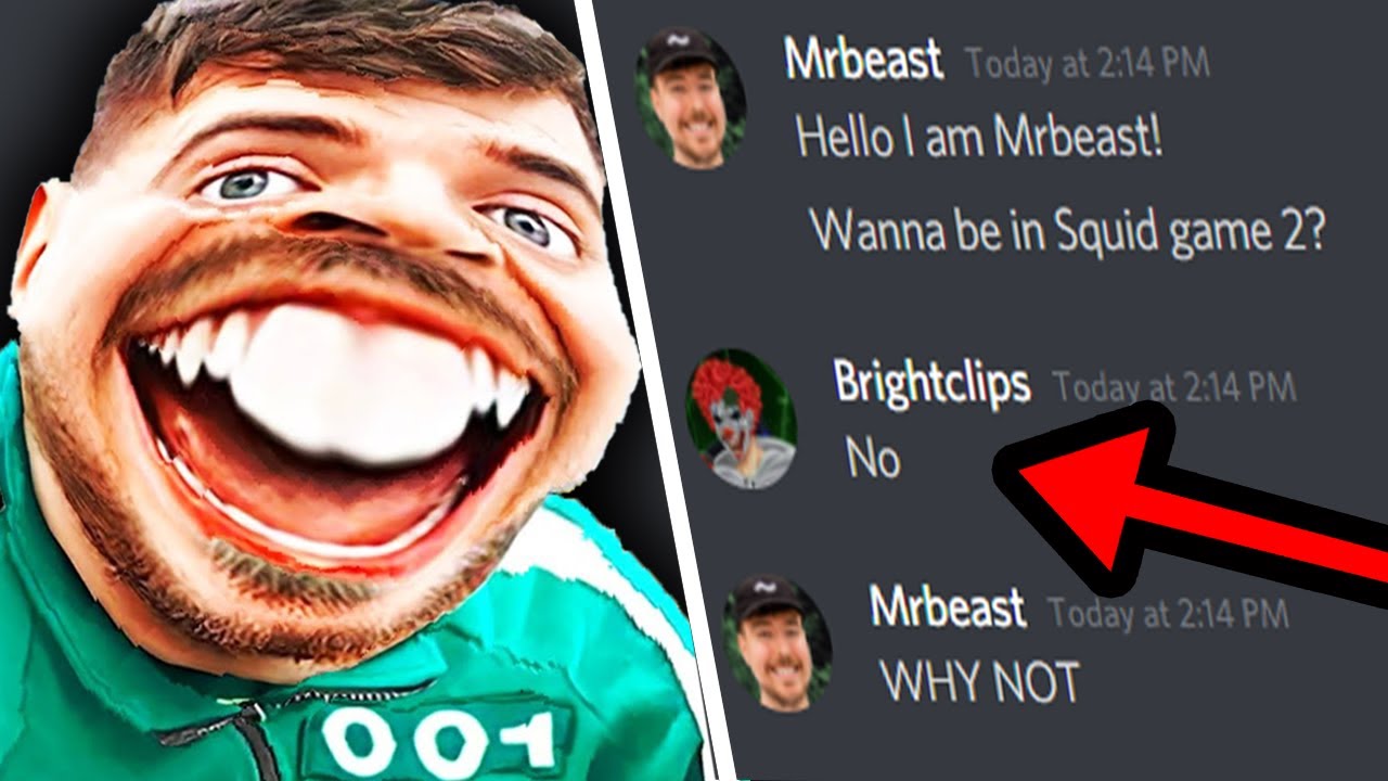 ТРОЛЛИНГ МОШЕННИКА ИГРЫ «MRBEAST SQUID» НА DISCORD!