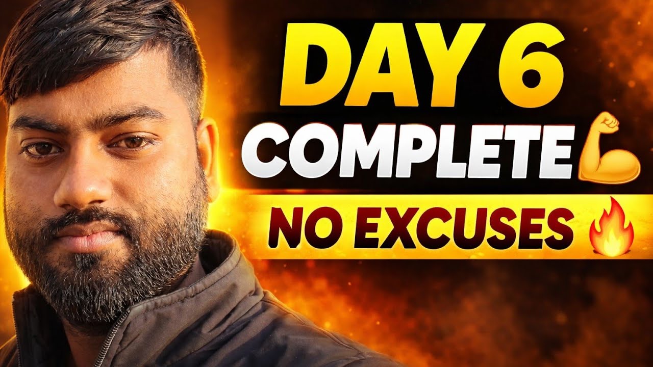 Life Challenge Day 6 Complete 💪 | Pura Din Ka Full Vlog | Real Transformation ll vipin Sharma up33 l