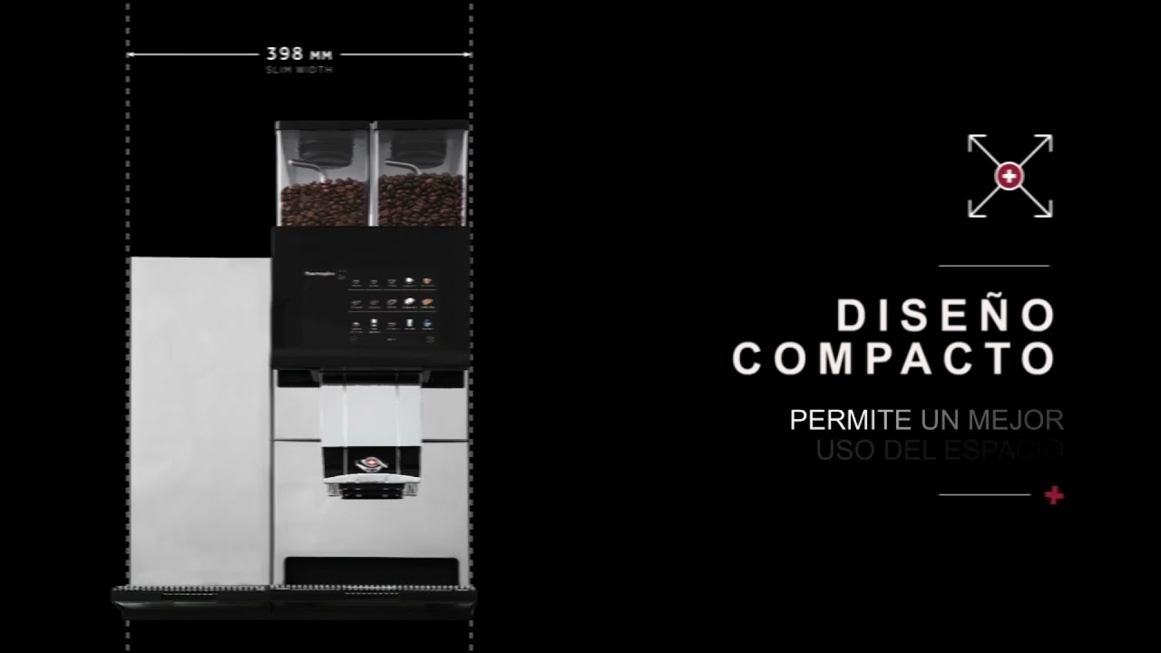 Cafetera super automática Thermoplan Black&White4c - Servicios Integrados Argentinos