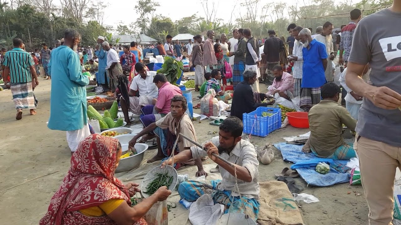 Amazing Village Market | Very Big Vegetables Market In Rural Village Bangladesh