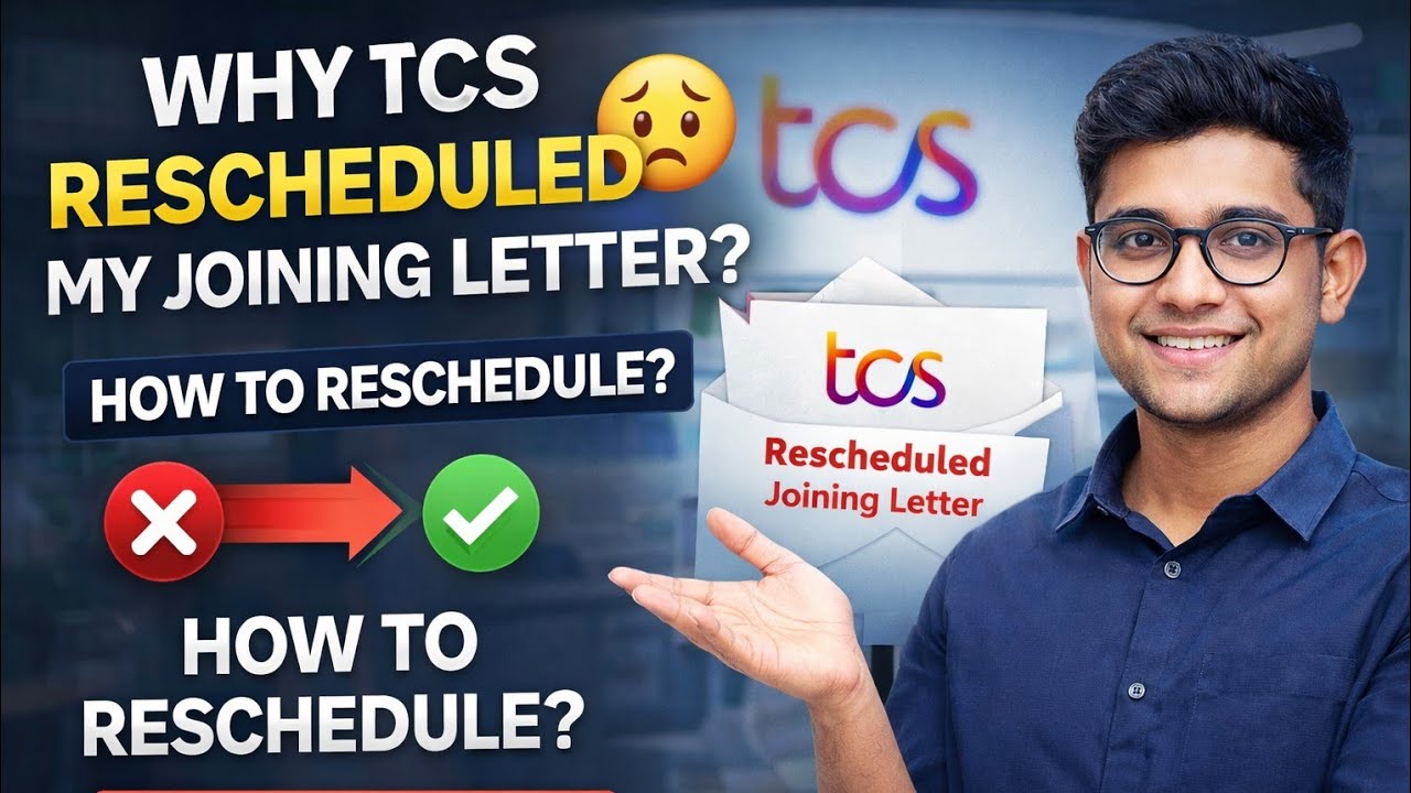 Why TCS Rescheduled My Joining Letter? 😔 | How to Reschedule TCS Joining #tcsjoining #tcs 