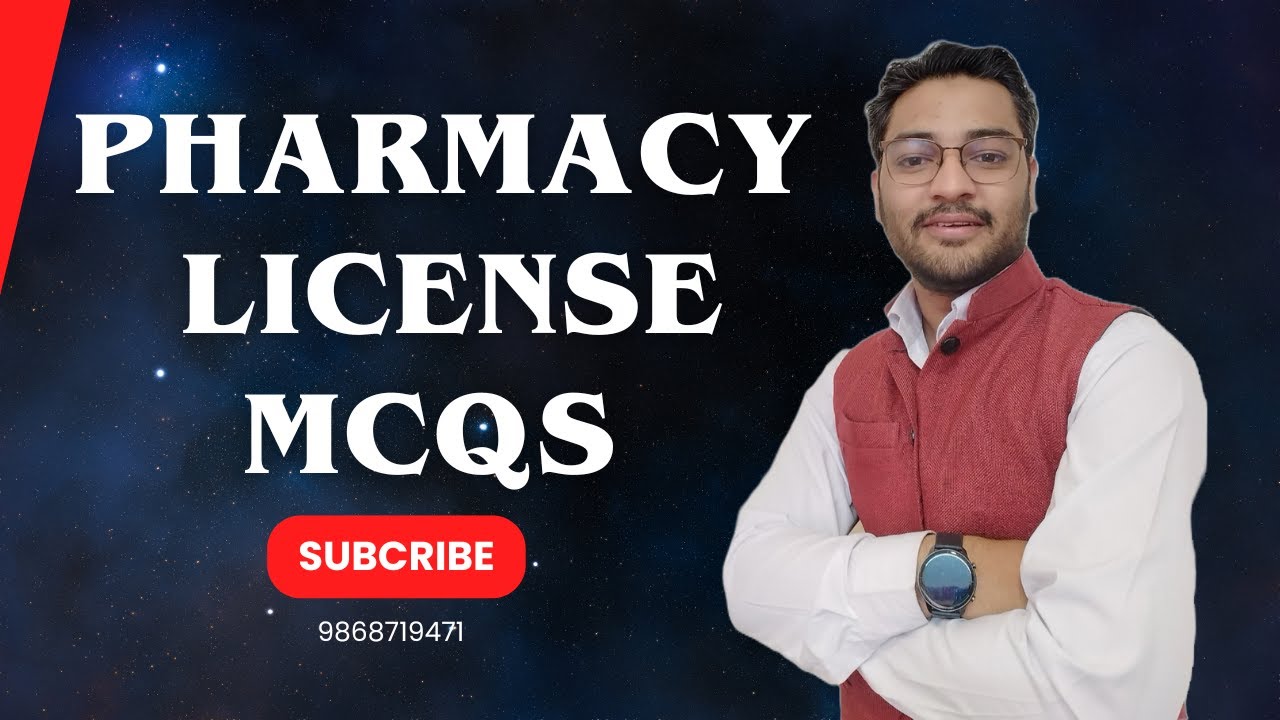Pharmacy License Exam MCQs Practice Class  - 1