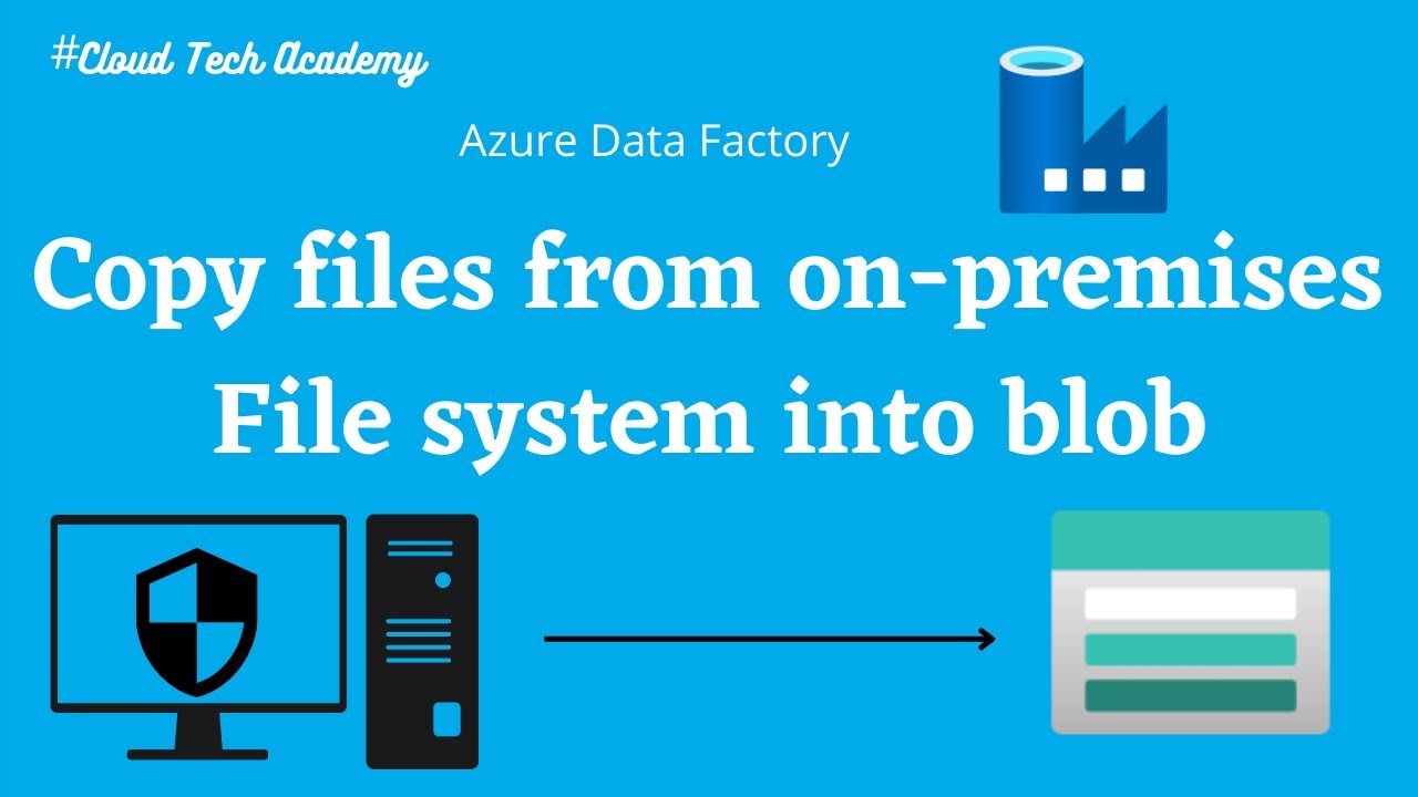 17. ADF | Copy files from On-premises file system into blob