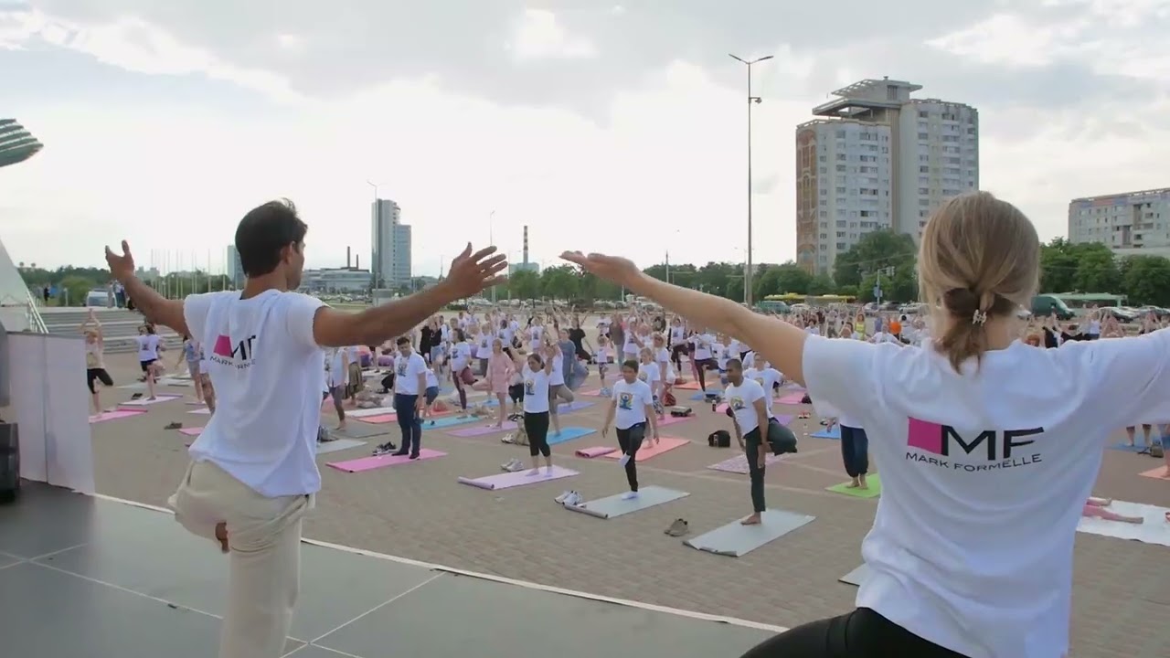 8th International Day of Yoga in Minsk, Belarus