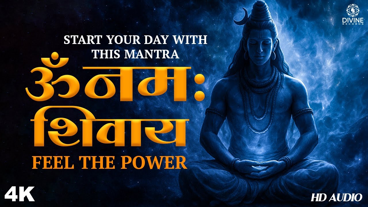Om Namah Shivaya | Morning Shiva Mantra to Start Your Day | 4K HD | Divine Vibes