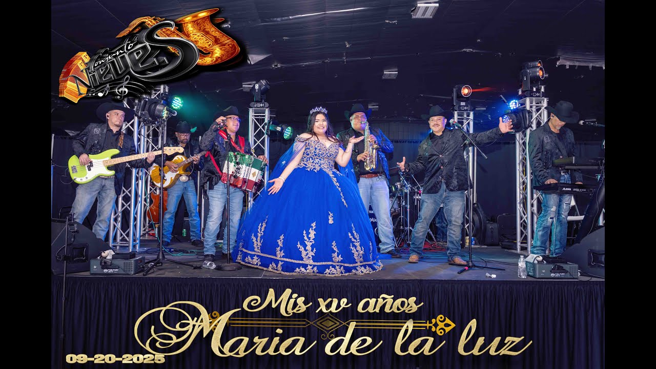 BAYLE COMPLETO CON CONJUNTO NIEVES DE ZACTECAS EN QUINCES DAY D E MARIA D ELA PAZ MONCADA ESPINO