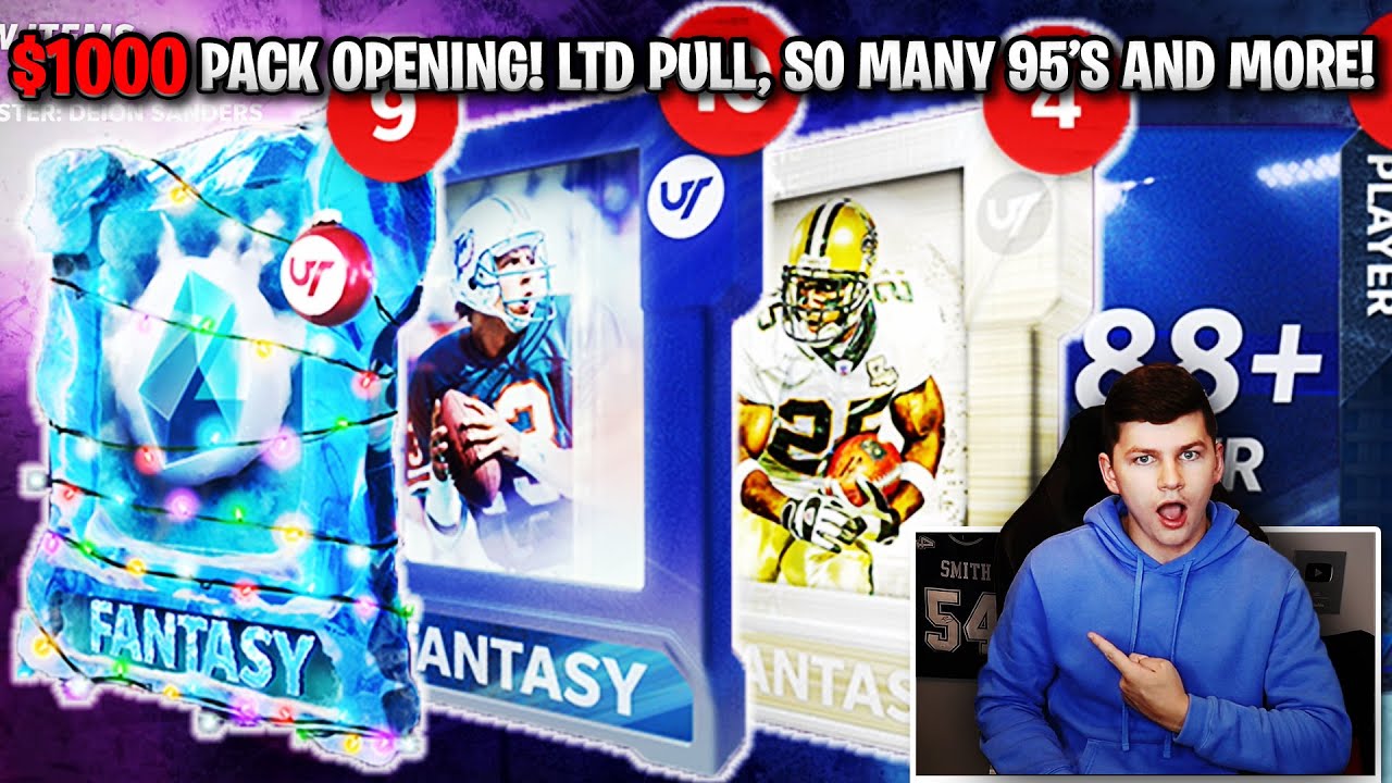 $1000 PACK OPENING! LTD PULL, SO MANY 95 OVERALLS, REDUX'S AND MORE! | MADDEN 21 ULTIMATE TEAM