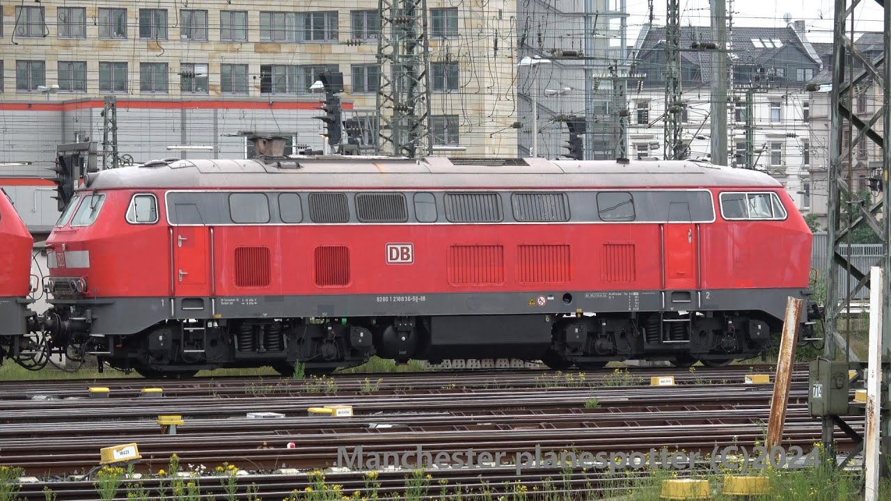 (4K) DB German Train Spotting At Frankfurt Main HBF Station And Depot On The 05/06/2024