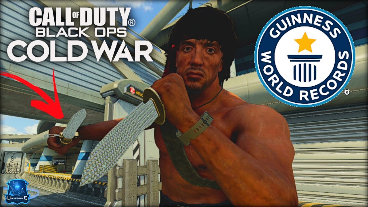 Ballistic Knife only Kill Record 🏆 (Most Knife Eliminations in One Game) COLD WAR - WORLD RECORD!