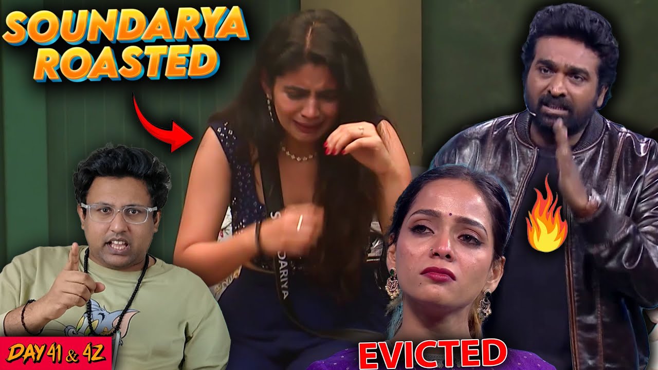 SOUNDARYA ROASATED 🔥🥵 | Bigg Boss 8 Tamil (Day 41 & 42) | Ramstk Family