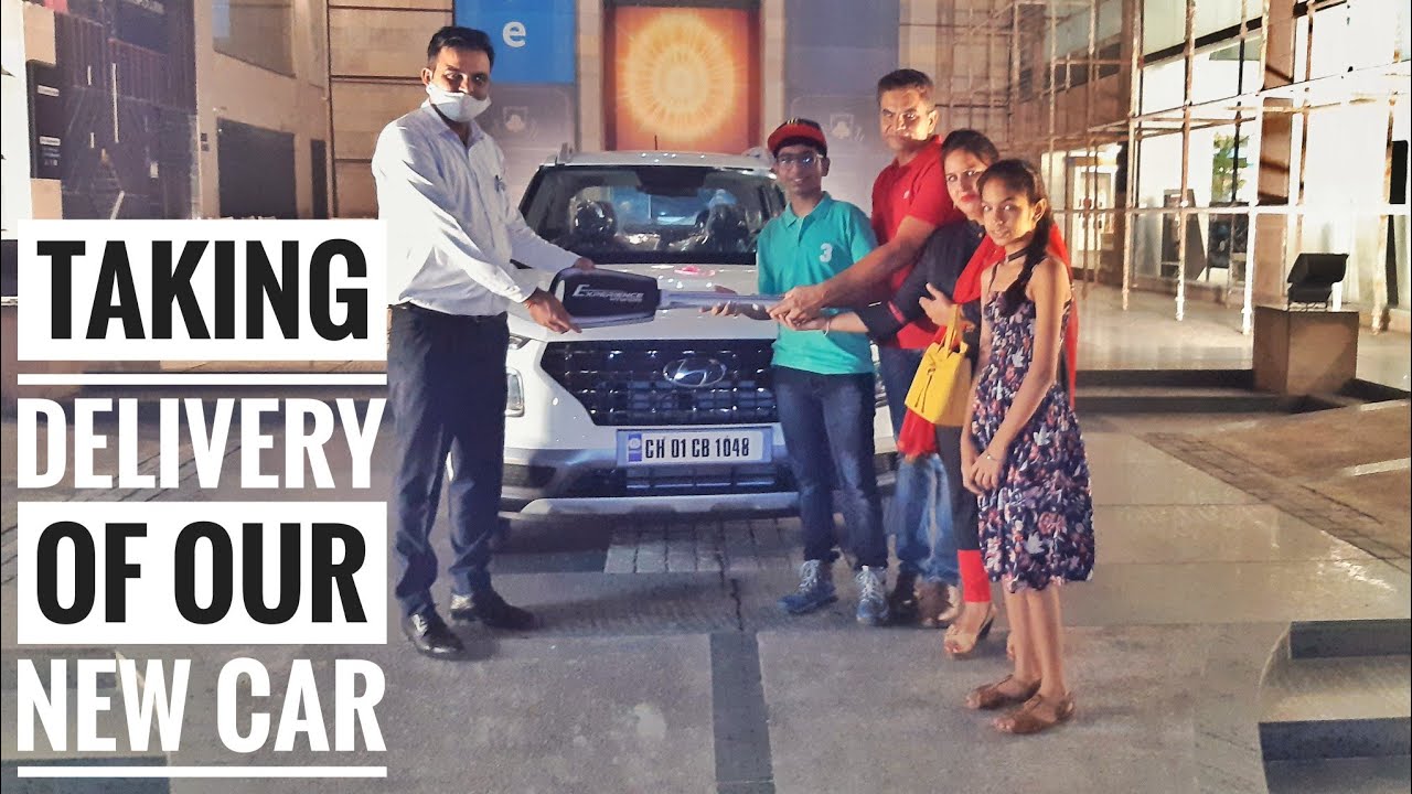 Finally Taking Delivery Of Our New Car // Hyundai Venue S 1.2L BS6// 2020 // Chandigarh