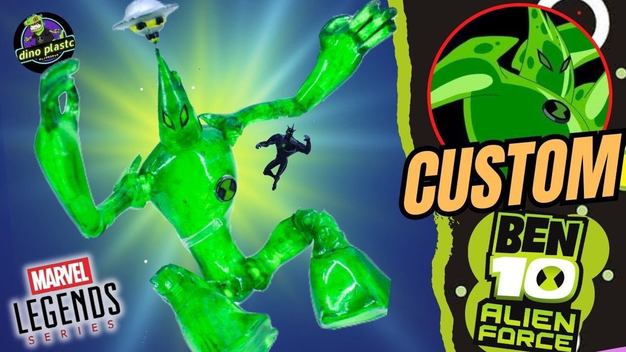 Custom goop ben 10 estilo Marvel Legends!!!!!#ben10 #figuras