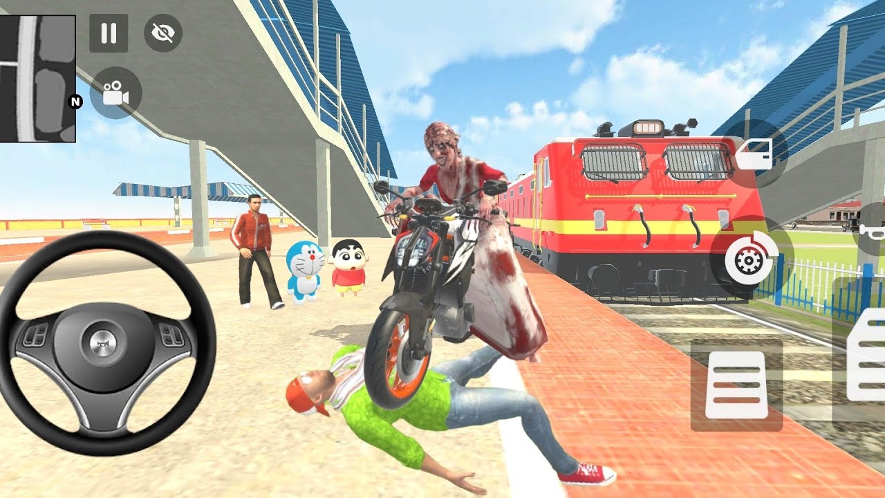 Kamla caused Jack an accident 🏍️in Indian theft auto simulator 😱