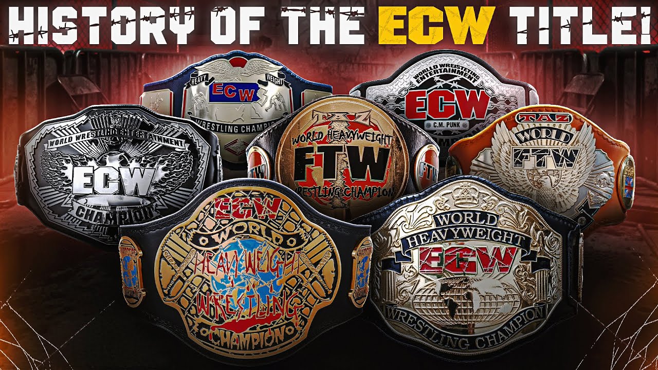 Полная обновленная история чемпионского пояса ECW!