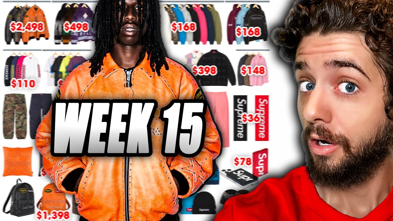Supreme Week 15 Droplist - Box Logos x BB Simon x Vanson Leathers! #FW25