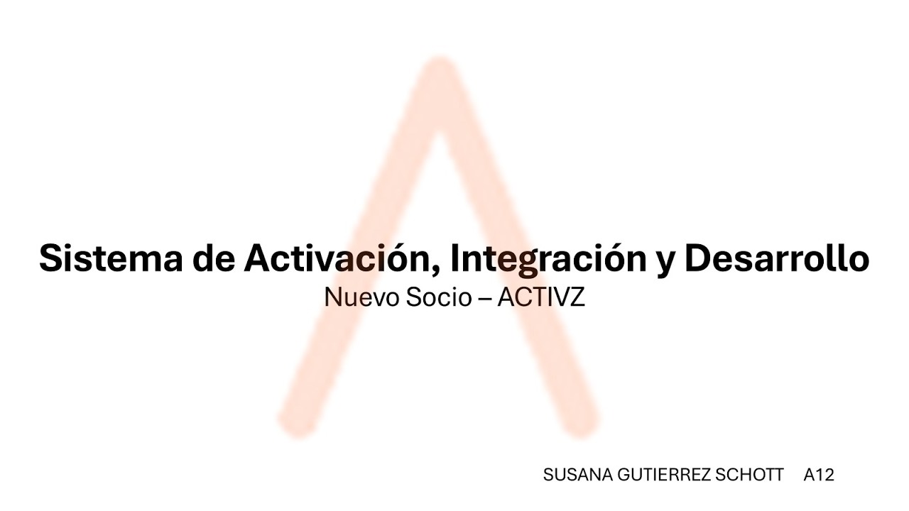 Sistema de Activación Integración y Desarrollo