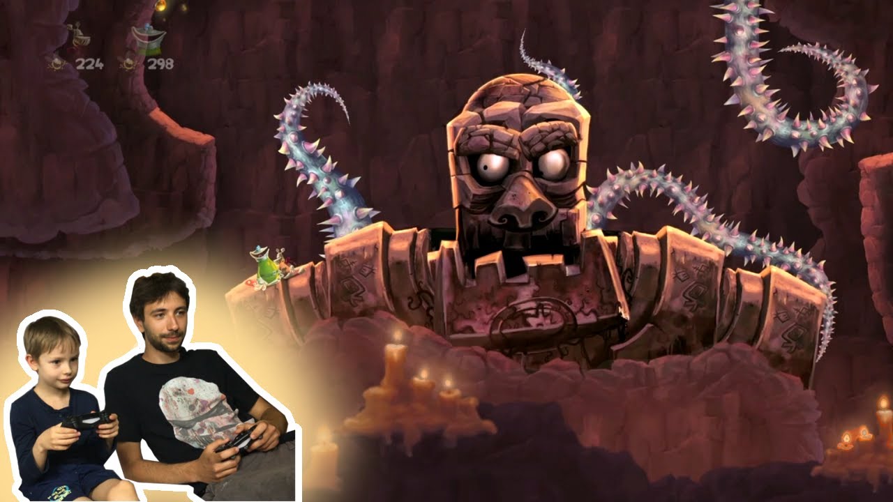 Rayman Legends - Na skrzydłach burzy, Ale wkoło są golemy!