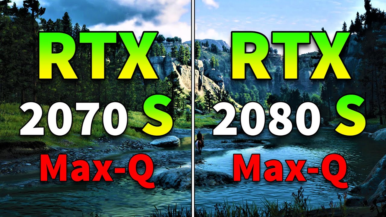 RTX 2070 SUPER Max-Q vs RTX 2080 SUPER Max-Q | Gameplay Benchmark Test