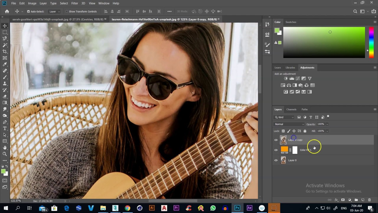 Photoshop Tutorial (Opacity v/s Fill)
