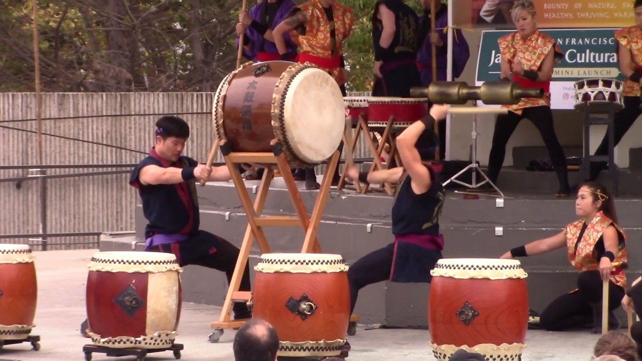 SF Taiko Dojo @ Aki Matsuri 2019 Japantown Peace Plaza San Francisco California