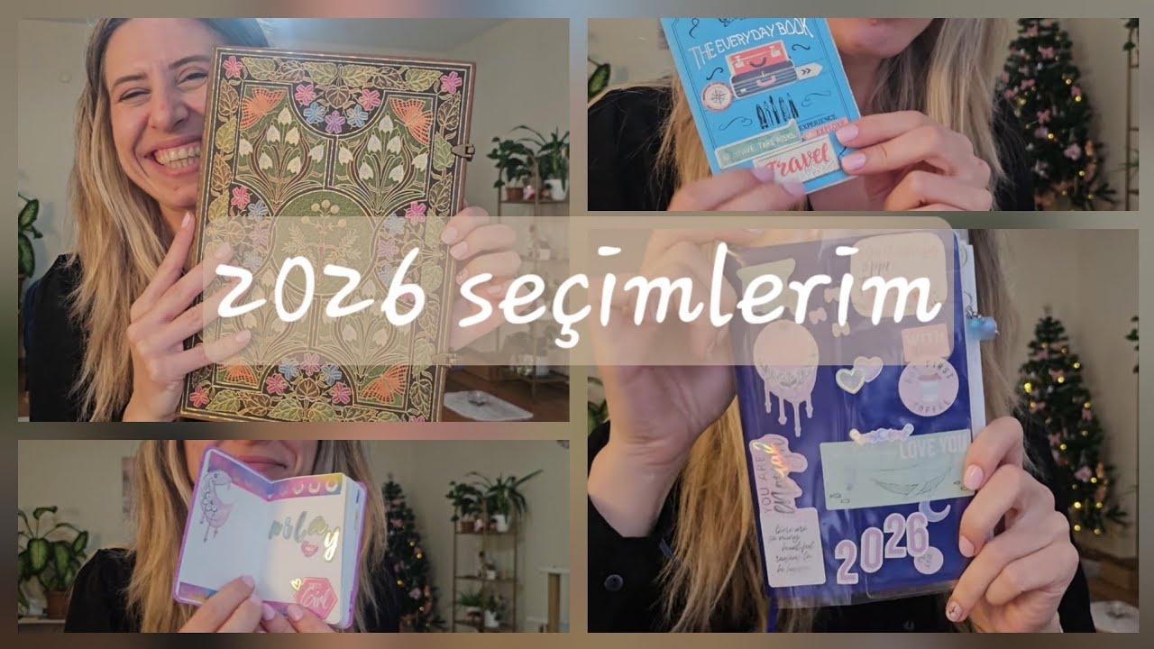 2026 Ajanda, defter, bulletjournal ve ajanda malzemeleri seçimim