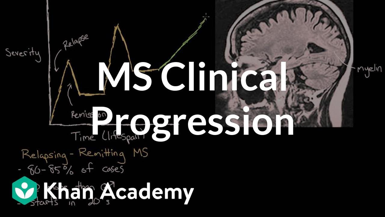 Clinical progression of multiple sclerosis | Nervous system diseases | NCLEX-RN | Khan Academy
