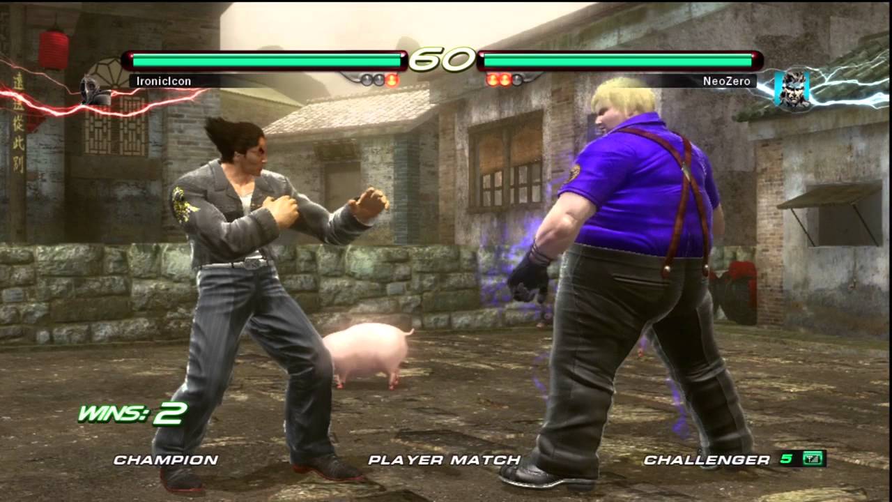 Tekken 6 Kazuya vs Bob Matches #3 2/5
